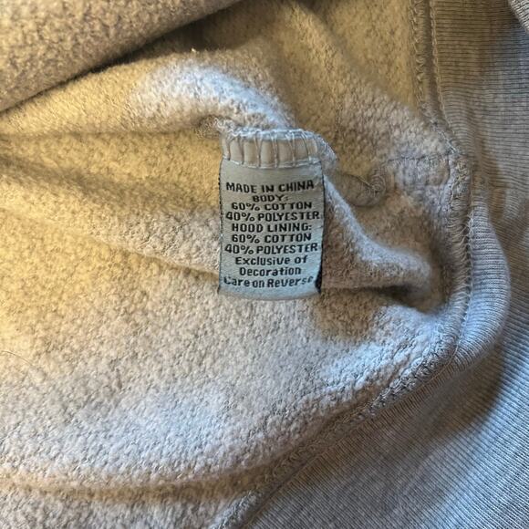 🌰 Ohio State OSU Zip Up Hoodie Red Gray M Buckeyes Varsity - Picture 5 of 12